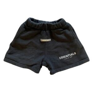 Essentials Kids Charcoal Gray Shorts